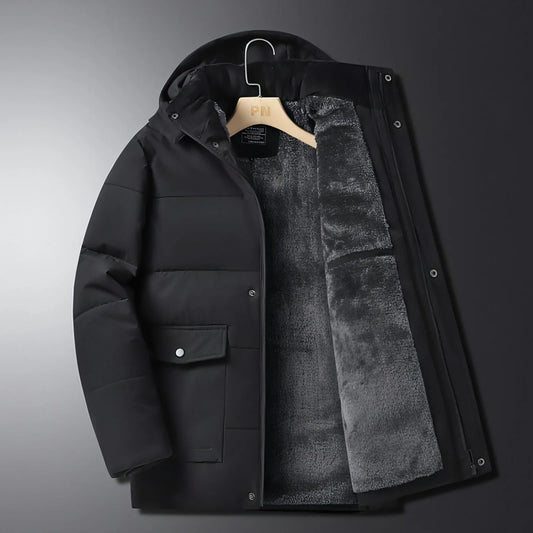 Winter Popular Middle-aged And Elderly Cotton Down Jacket Men - Which Mark