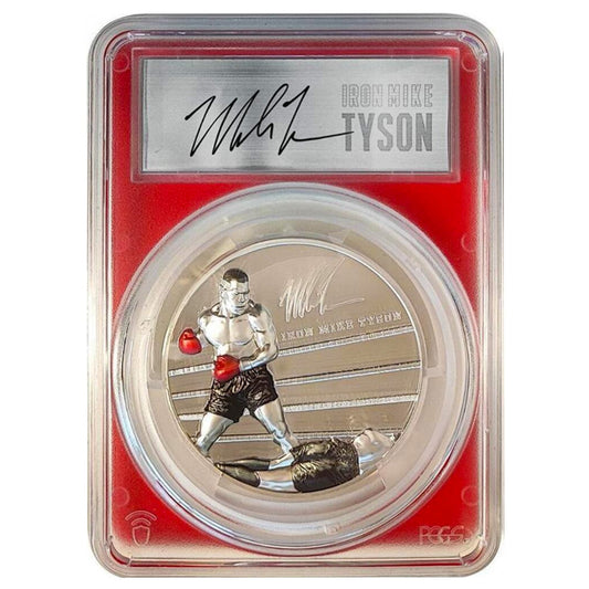 5oz Silver MIKE TYSON Signature Series Coin 2023 Cook Islands - Which Mark
