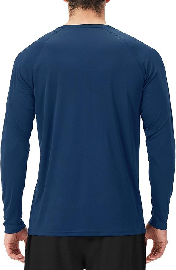 NAVISKIN Men's Sun Protection UPF 50+ UV Outdoor Long Sleeve T-Shirt - Which Mark