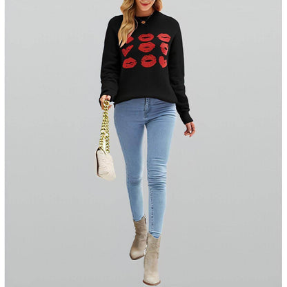 Women Love Lips Sweater - Which Mark