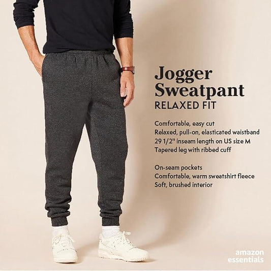 Amazon Essentials Mens Fleece Jogger Pant - Which Mark