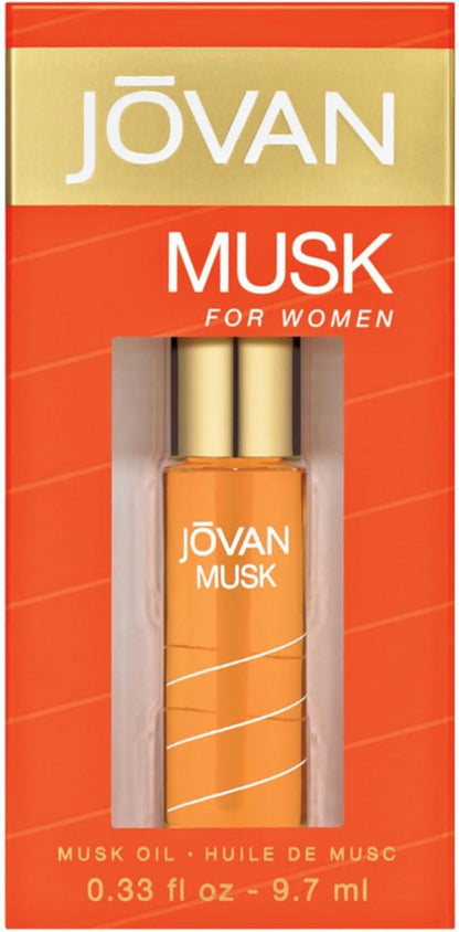 Jovan - Woman Musk Oil, Floral fragrance, notes of jasmine, neroli, bergamot, and musk - Which Mark