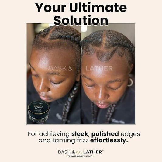 **Bask & Lather Nourishing Edge Control Gel – Long Hold, No Flakes** - Which Mark