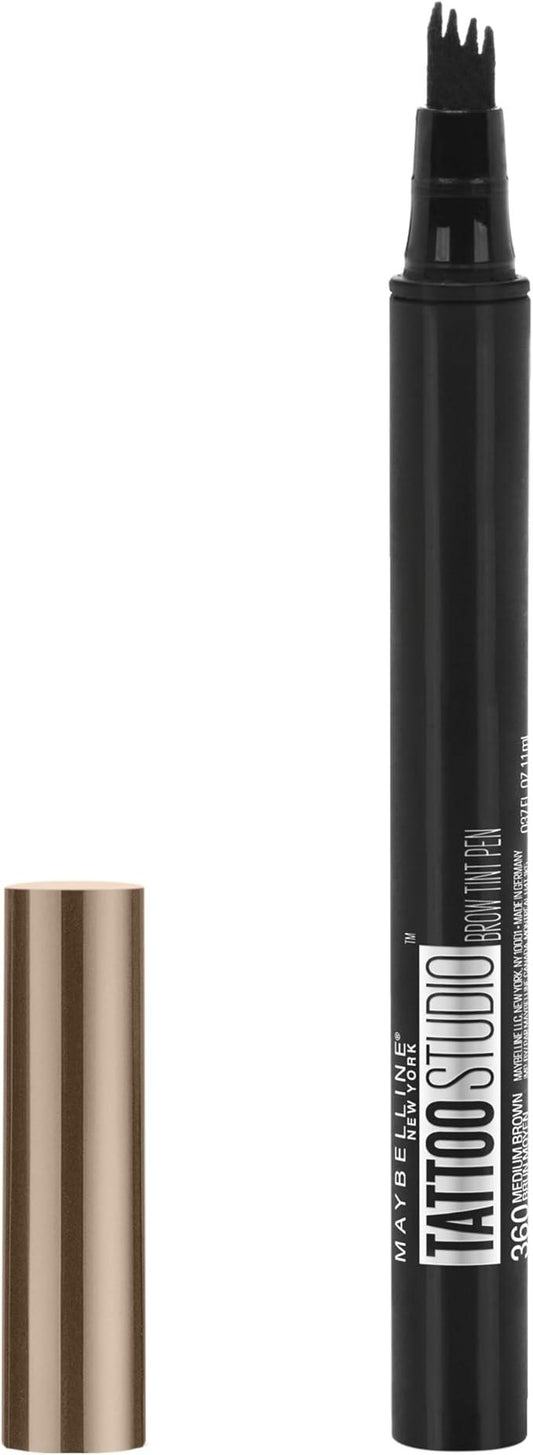 Maybelline New York Tattoo Studio Brow Tint Pen Makeup, Soft Brown, 0.037 fl. oz. - Which Mark