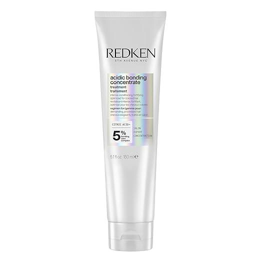Redken Bonding Leave In Conditioner for Damaged Hair, Acidic Bonding Concentrate, Deep Conditioner, Leave In Treatment, Heat Protectant, For Damaged Hair Repair, For All Hair Types, 150 ml - Which Mark