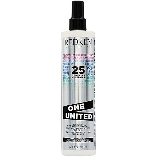 Redken One United Leave In Conditioner, Detangler Spray, Multi-Benefit Hair Treatment, Nourishes, & Smooths Frizz, Heat Protection Spray for Blow Dry & Styling, For All Hair Types, Paraben Free - Which Mark