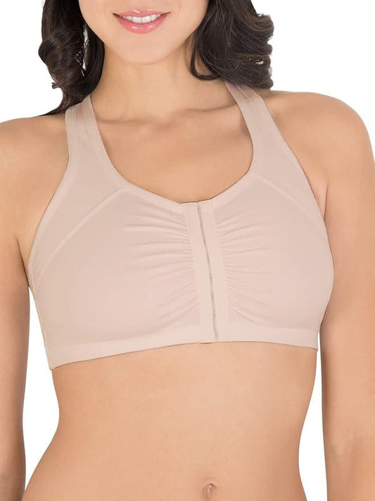 Fruit of the Loom Womens Front Close Racerback Sports Bra - Which Mark