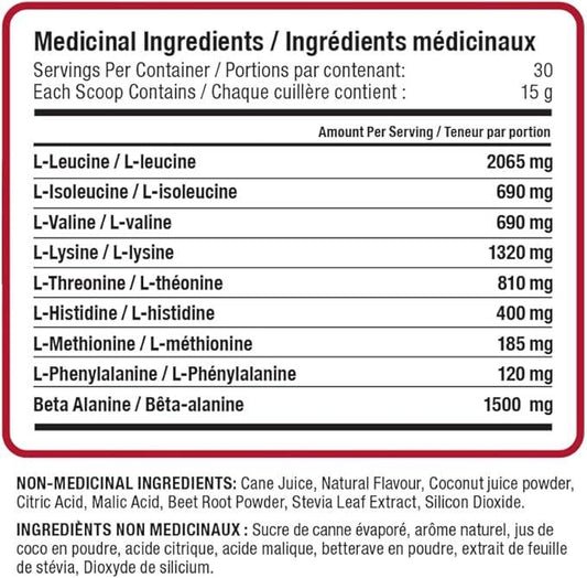 Nutraphase Clean EAA, All Natural, Vegan Friendly, Gluten Free, Amazing Taste, Fruit Punch, 30 Servings, 450 g (Pack of 1) - Which Mark