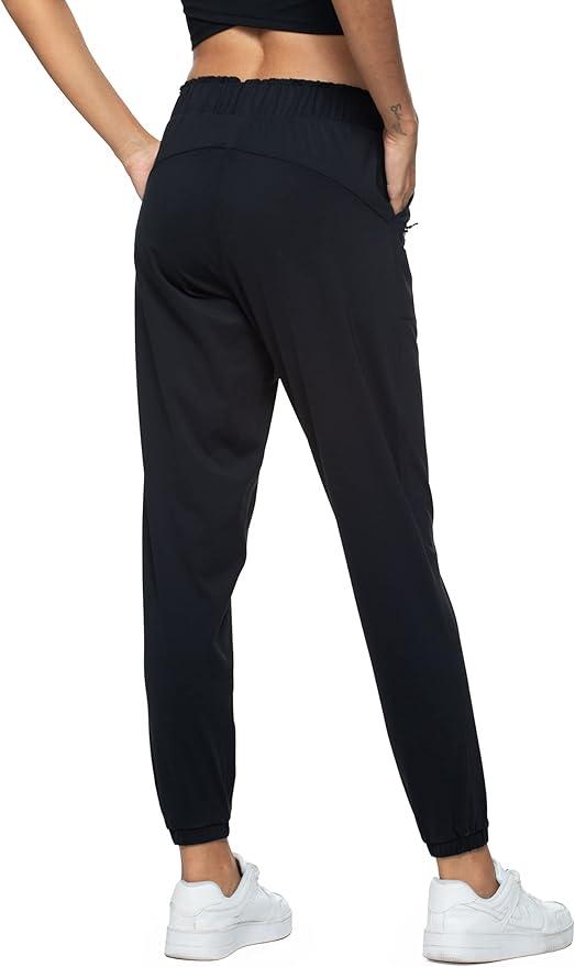 Haowind Joggers for Women with Pockets Elastic Waist Workout Sport Gym Pants Comfy Lounge Yoga Running Pants - Which Mark
