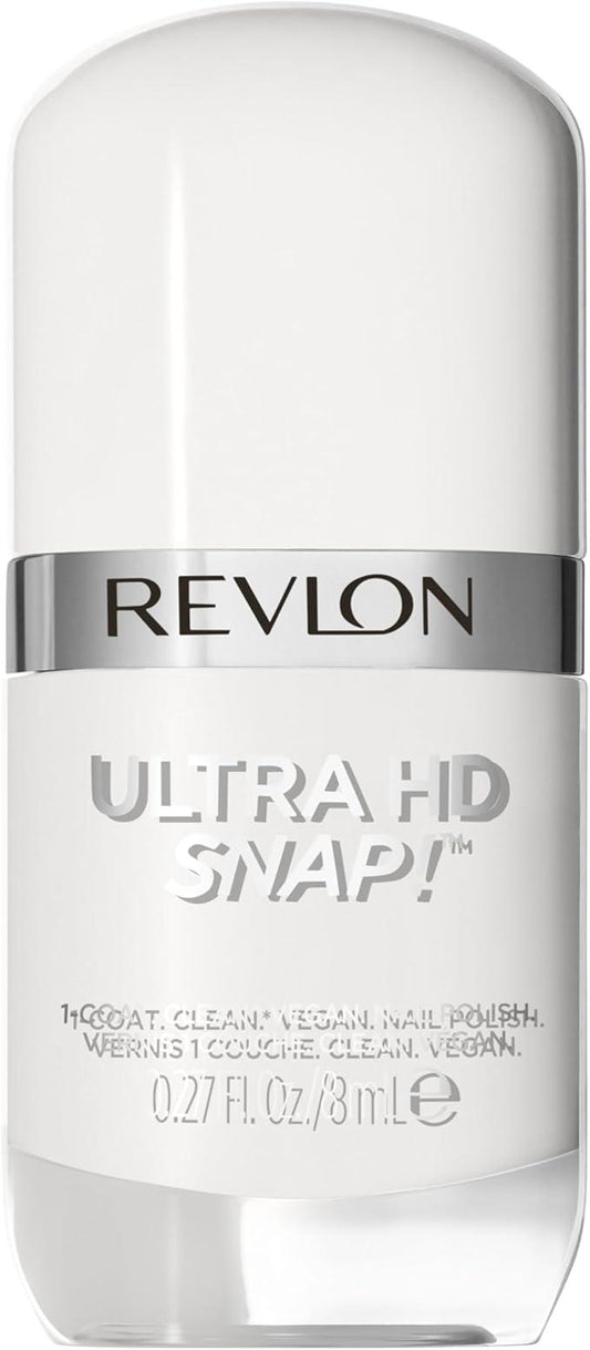REVLON Ultra HD Snap Nail Polish, Glossy Nail Color, 100% Vegan Formula, No Base and Top Coat Needed, 001 Early Bird, 0.27 Fl Oz/ 8ml - Which Mark