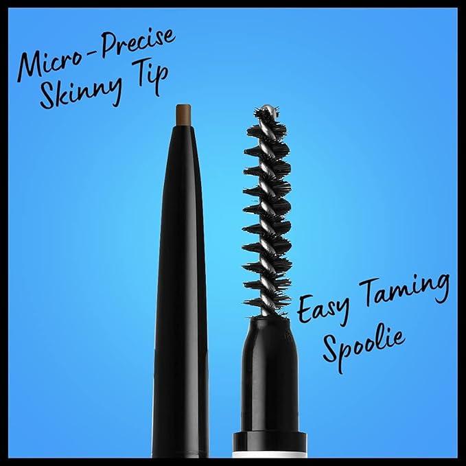 NYX Professional Makeup Micro Brow Pencil, Dual- Ended Eyebrow Pencil, With Integrated Spoolie, For Natural Looking Brows, Vegan Formula, Ash Brown, 0.003 oz - .09g - Which Mark