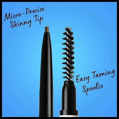 NYX Professional Makeup Micro Brow Pencil, Dual- Ended Eyebrow Pencil, With Integrated Spoolie, For Natural Looking Brows, Vegan Formula, Ash Brown, 0.003 oz - .09g - Which Mark