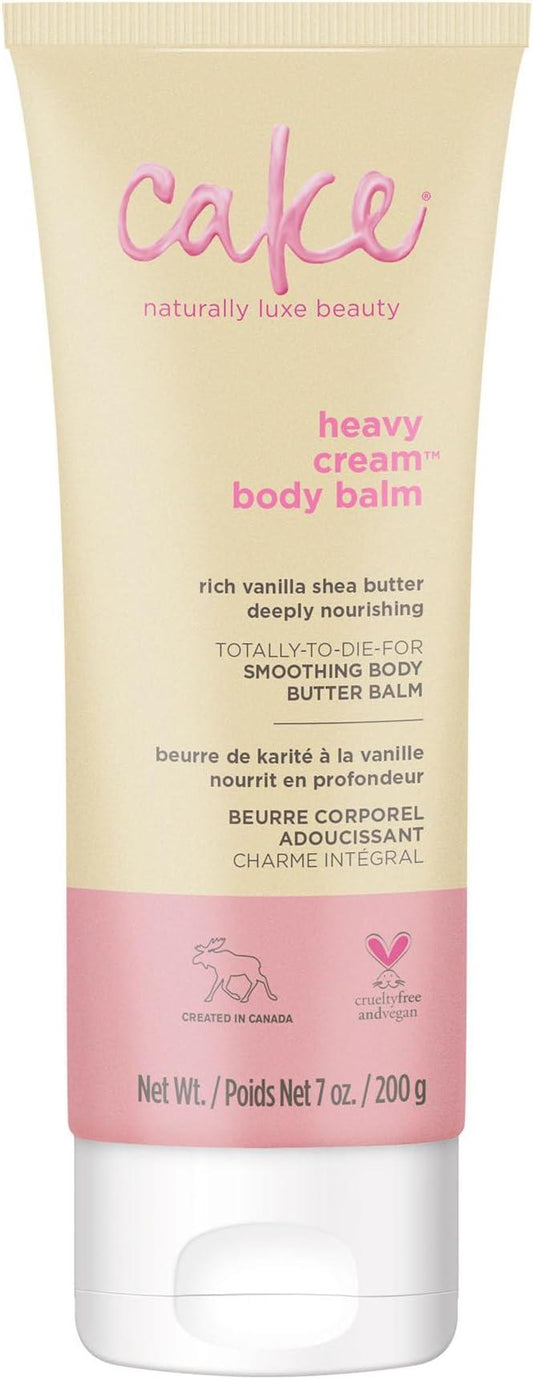 Cake Beauty Heavy Cream Smoothing Body Butter Balm Body Lotion – Shae Butter, Aloe Vera & Green Tea Body Lotion For Women – Soothing, Hydrating Lightweight Vegan Moisturizer For Dry Skin Climate Pledge Friendly - Which Mark
