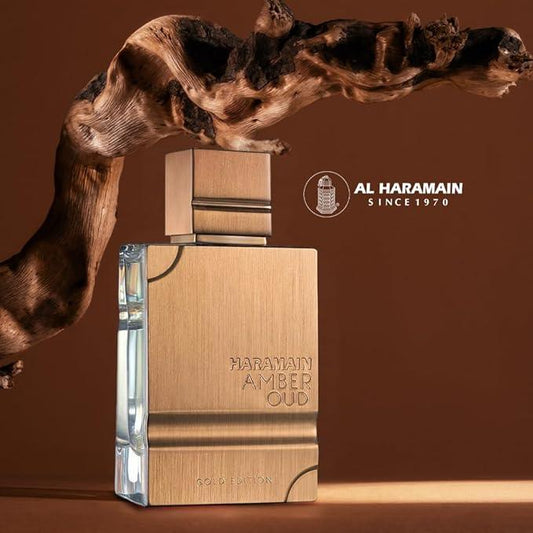 Al Haramain Amber Oud Gold Edition - Arabian Perfume for Women and Men - Unisex Perfume - Long Lasting Amber Perfume for Men and Women - 60 ml - Which Mark