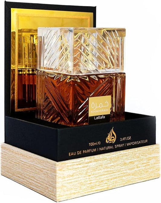 Lattafa Khamrah for Unisex Eau de Parfum Spray, 3.4 Ounce - Which Mark