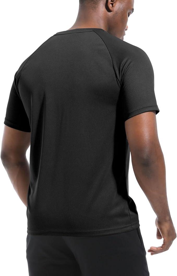 Boyzn 1, 3 or 5 Pack Men's Workout Running Shirts, Dry Fit Moisture Wicking T-Shirts, Sports Gym Athletic Short Sleeve Shirts - Which Mark