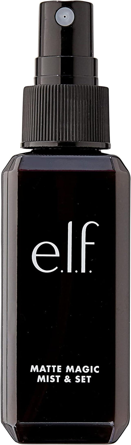 e.l.f., Matte Magic Mist & Set - Small, Lightweight, Long Lasting, Mattifying, Revitalizes, Controls Shine, Refreshes, Hydrates, All-Day Wear, 2.02 Fl Oz - Which Mark