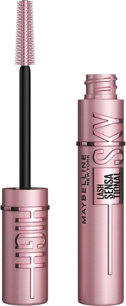 Maybelline New York Lash Sensational Sky High Washable Eyelash Mascara Makeup, Volumizing, Lengthening, Defining, Curling, Multiplying, Buildable Formula, Very Black, 7.2 ml - Which Mark