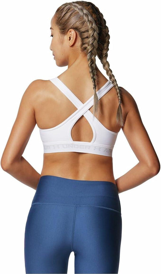 Under Armour Womens Crossback Mid Impact Sports Bra - Which Mark