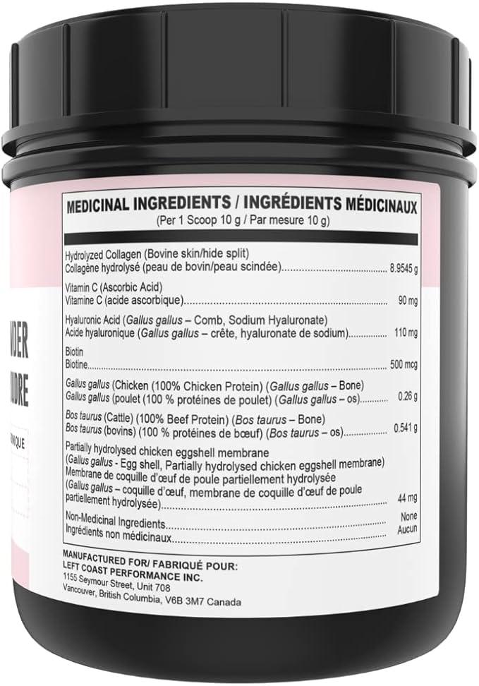 Collagen with Biotin, Hyaluronic Acid, Vitamin C, 1 lb Powder. Hydrolyzed Multi Collagen Peptide Protein. Types I, II, III, V, X, Collagen for Hair, Skin, Nails*. Collagen Supplement for Women, Men - Which Mark