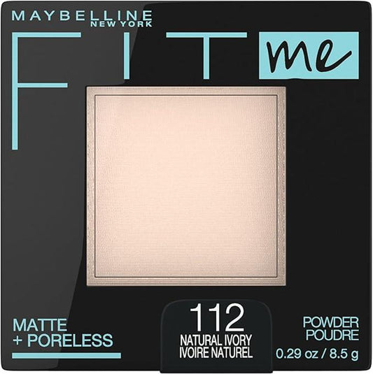 Maybelline New York Fit Me Matte + Poreless Pressed Face Powder Makeup, Natural Ivory, 0.28 Ounce, Pack of 1 - Which Mark