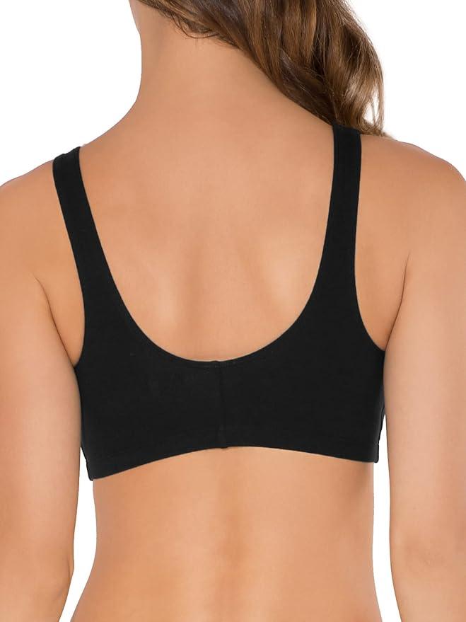 Fruit of the Loom womens Front Close Builtup Sports Bra - Which Mark