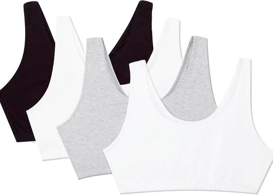 Fruit of the Loom Womens Tank Style Cotton Sports Bra - Which Mark