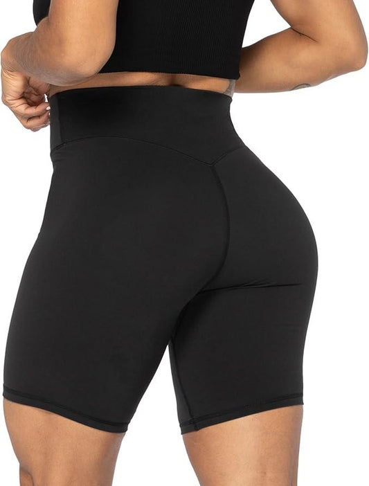 Sunzel High Waist Biker Shorts for Women No Front Seam Soft Yoga Workout Gym Bike Shorts Tummy Control Squat Proof - Which Mark