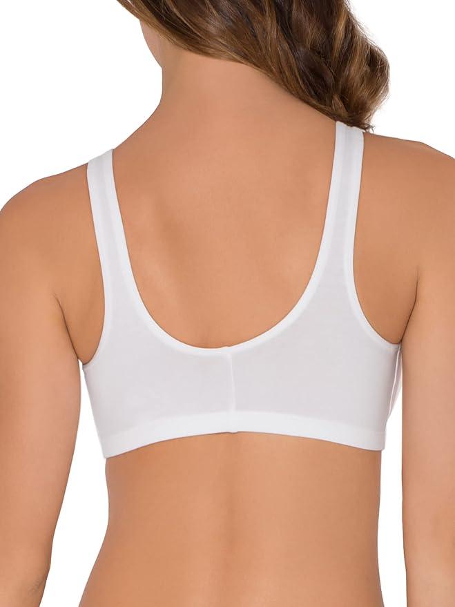 Fruit of the Loom womens Front Close Builtup Sports Bra - Which Mark