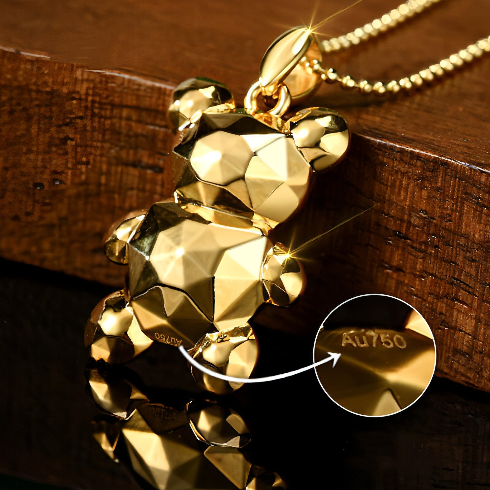 Women's Golden Bear Pendant - Which Mark