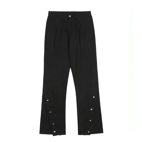 New Spring Breasted Zipper Cargo Jeans Men - Which Mark