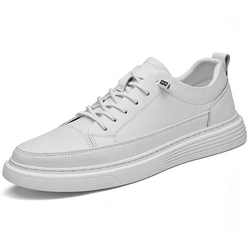 White Shoes Student Low Top Sneaker - Which Mark