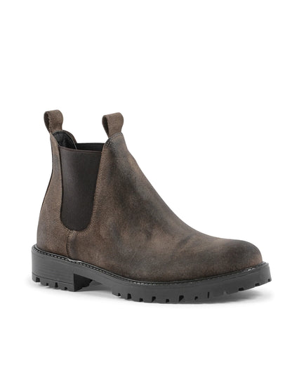 19V69 Italia Mens Ankle Boot Taupe 182060 CAMOSCIO TAUPE - Which Mark