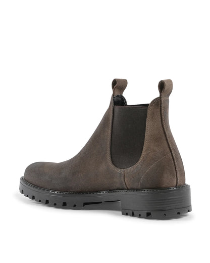 19V69 Italia Mens Ankle Boot Taupe 182060 CAMOSCIO TAUPE - Which Mark