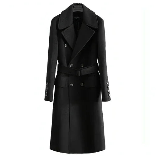 Trench Coat With Belt For Men - Which Mark