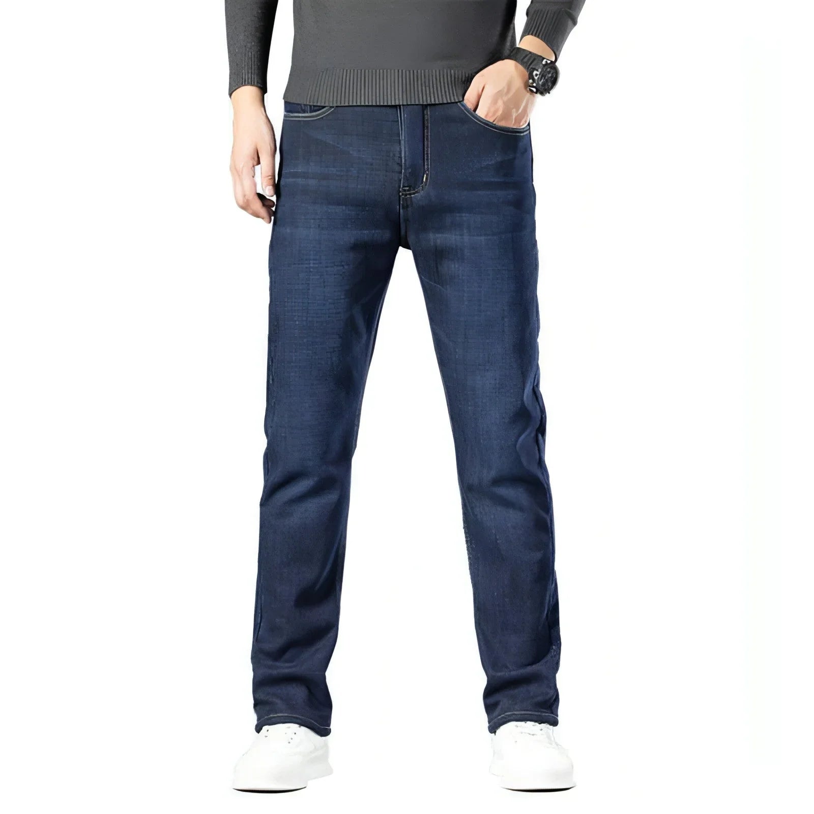 UrbanEase™ Fleece Lined Padded Warm Keeping Jeans For Men - Which Mark