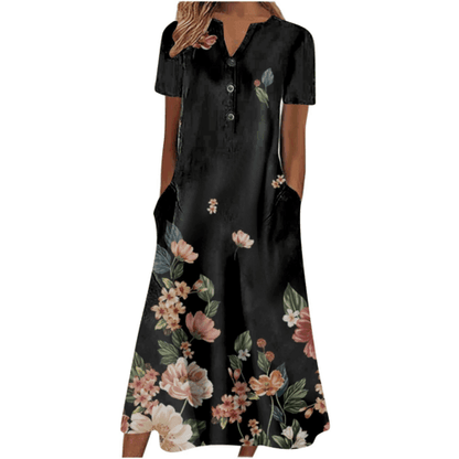 Women’s Summer Midi Dress – Casual, Light & Pocket-Ready - Which Mark