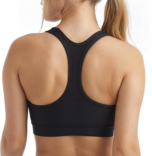 Hanes Womens Sport Compression Racerback Sports Bra - Which Mark