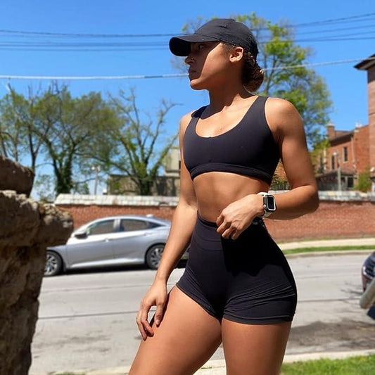 TomTiger Yoga Shorts for Women Tummy Control High Waist Biker Shorts Exercise Workout Butt Lifting Tights Women's Short Pants - Which Mark