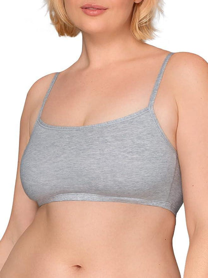 Fruit of the Loom Womens Spaghetti Strap Cotton Sports Bra - Which Mark