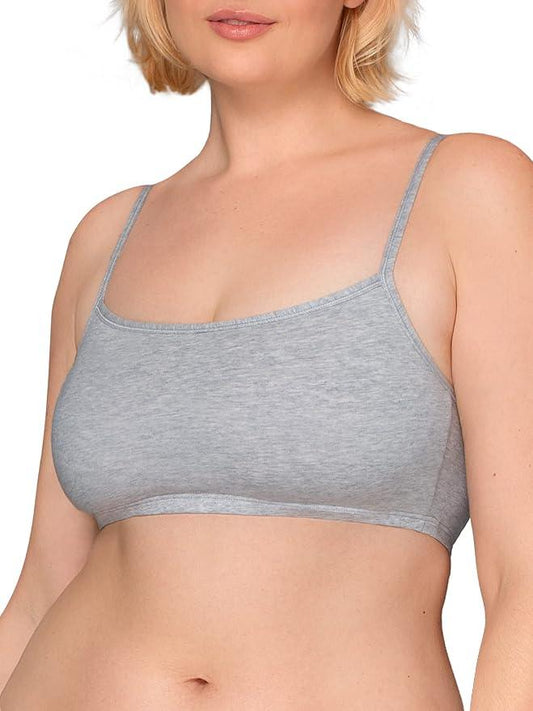 Fruit of the Loom Womens Spaghetti Strap Cotton Sports Bra - Which Mark