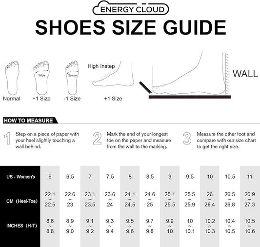 ALEADER Women's Energycloud Lightweight Slip On Walking Running Shoes - Which Mark