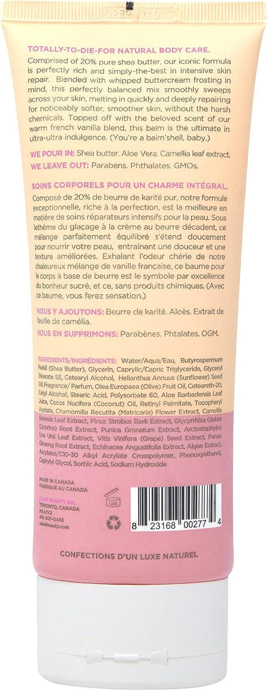 Cake Beauty Heavy Cream Smoothing Body Butter Balm Body Lotion – Shae Butter, Aloe Vera & Green Tea Body Lotion For Women – Soothing, Hydrating Lightweight Vegan Moisturizer For Dry Skin Climate Pledge Friendly - Which Mark