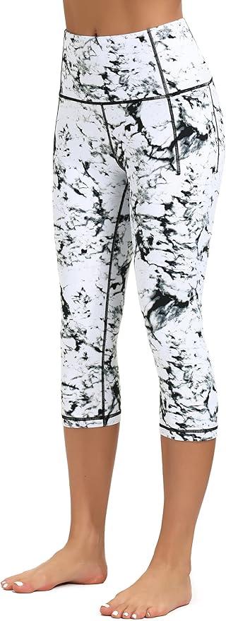 Dragon Fit High Waisted Leggings for Women Tummy Control Workout Running Yoga Pants with Pockets - Which Mark