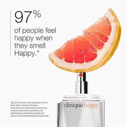 Clinique Happy Eau de Parfum Spray - Perfume For Women | Notes of Citrus-Bright + Floral-Fresh - Which Mark