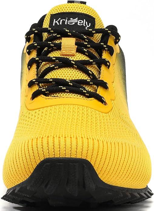 Kricely Men's Trail Running Shoes Walking Sneakers for Hiking Tennis Cross Training Mens Outdoor Fashion Snearker Casual Workout Footwear - Which Mark