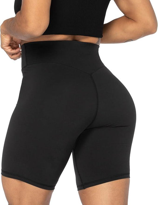 Sunzel High Waist Biker Shorts for Women No Front Seam Soft Yoga Workout Gym Bike Shorts Tummy Control Squat Proof - Which Mark
