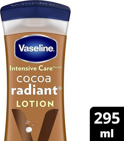 Vaseline Intensive Care™ Cocoa Radiant Body Lotion for dry skin with 48H moisture + ultra hydrating lipids 295 ml - Which Mark