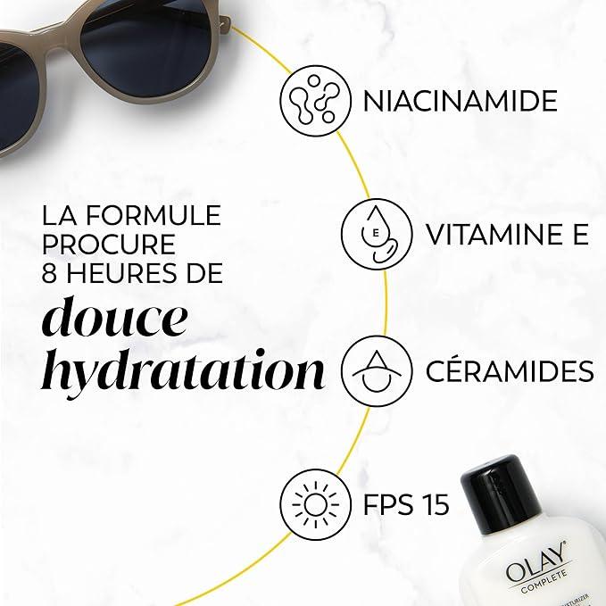 Olay Complete Daily Moisturizing Lotion with Sunscreen Broad Spectrum SPF 15, Sensitive, 120 ml - Which Mark