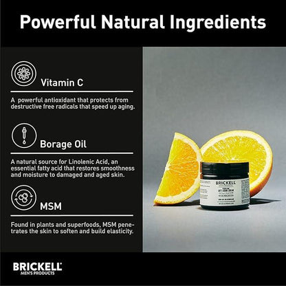 Brickell Men's Products Resurfacing Anti-Aging Cream For Men, Natural and Organic Vitamin C Cream, 2 Ounce, Unscented - Which Mark